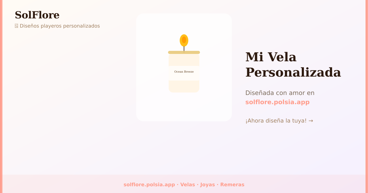 Diseño vela compartido